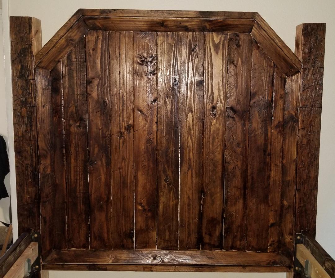 Rustic Bed Headboard