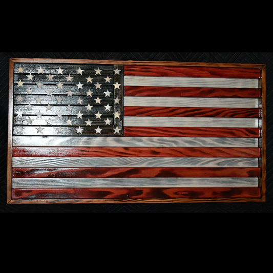 Rustic Wooden Flag